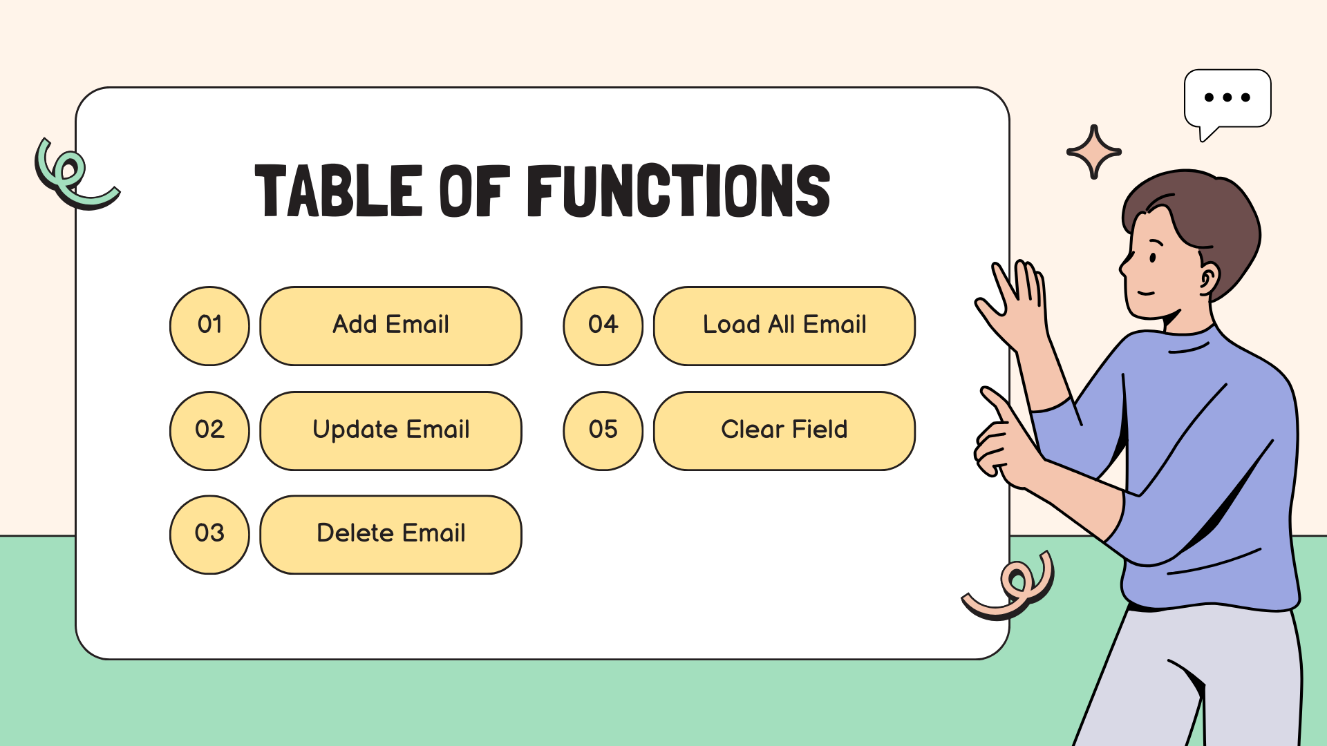 Java CRUD Email Management System - Image 2